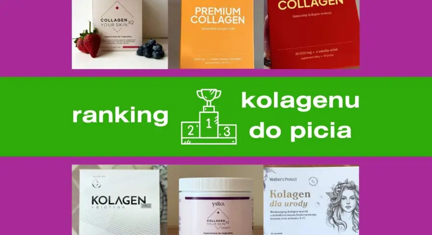 Ranking najlepszych produktów, które pokazują, co to jest kolagen. Wiele marek oferuje kolagen do picia.