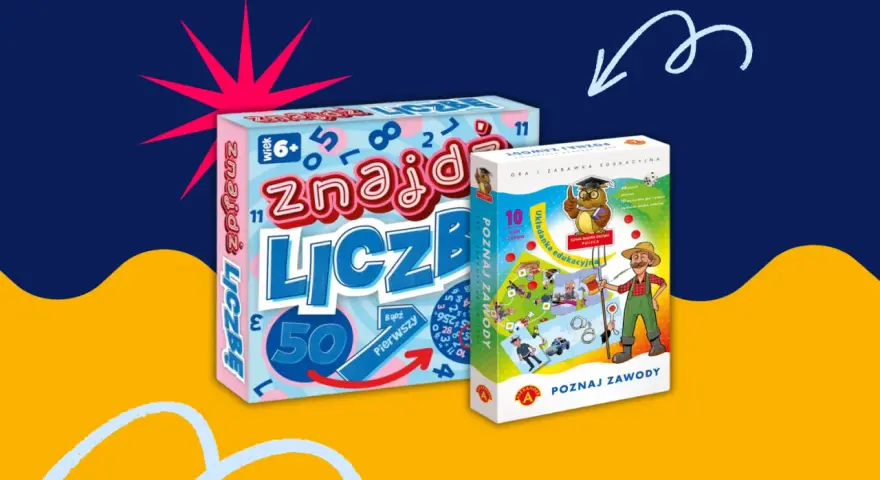 Darmowe gry edukacyjne dla dzieci: "Znajdź Liczbę" i "Poznaj Zawody" rozwijają umiejętności matematyczne i wiedzę o świecie.
