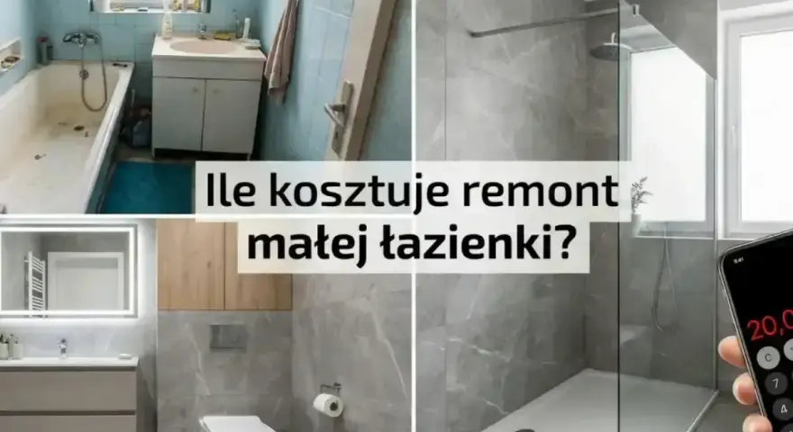 Przed i po remoncie małej łazienki. Sprawdź, jaki jest koszt remontu łazienki 3m2.
