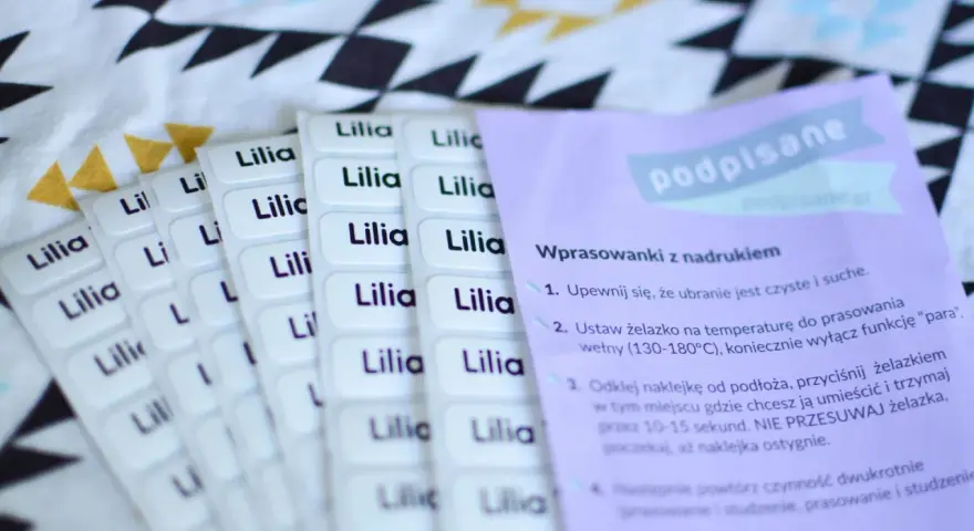 Ubranka do przedszkola: jak podpisać, by nigdy się nie gubiły?