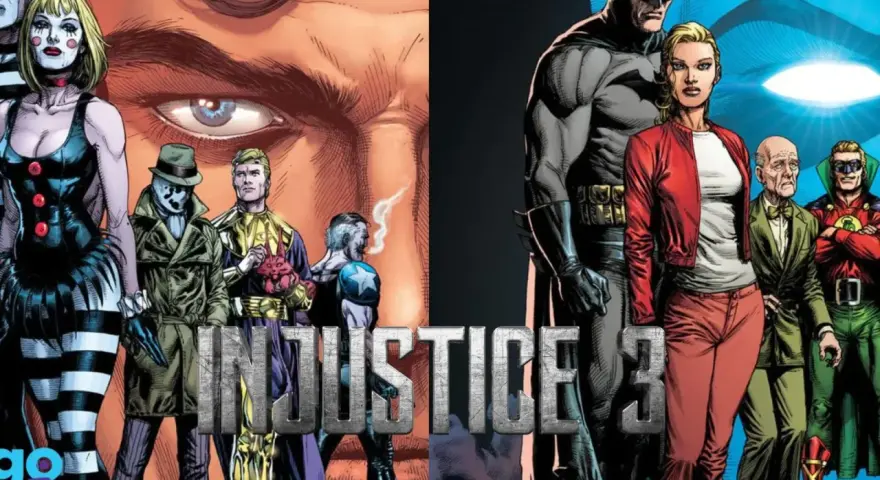 El cómic Injustice 3 presenta a Batman y otros héroes enfrentando la injusticia.