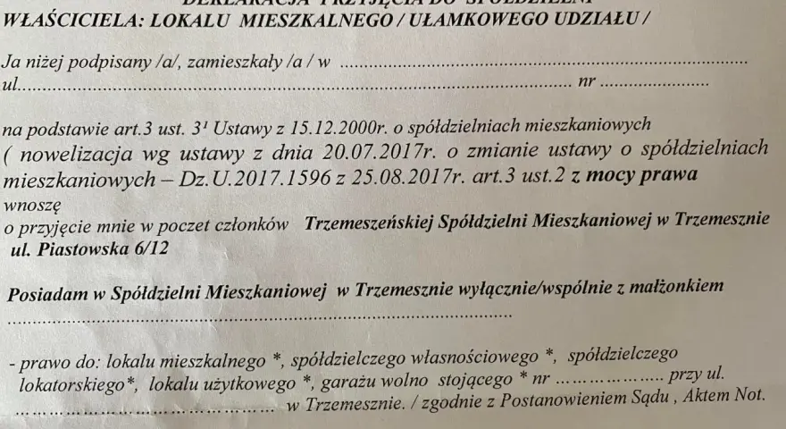 Członkostwo w spółdzielni mieszkaniowej: Obowiązek czy Twój wybór?