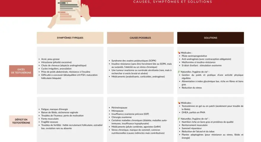 Excès/carence en testostérone : causes, symptômes et solutions. Un déficit peut entraîner une baisse de libido.