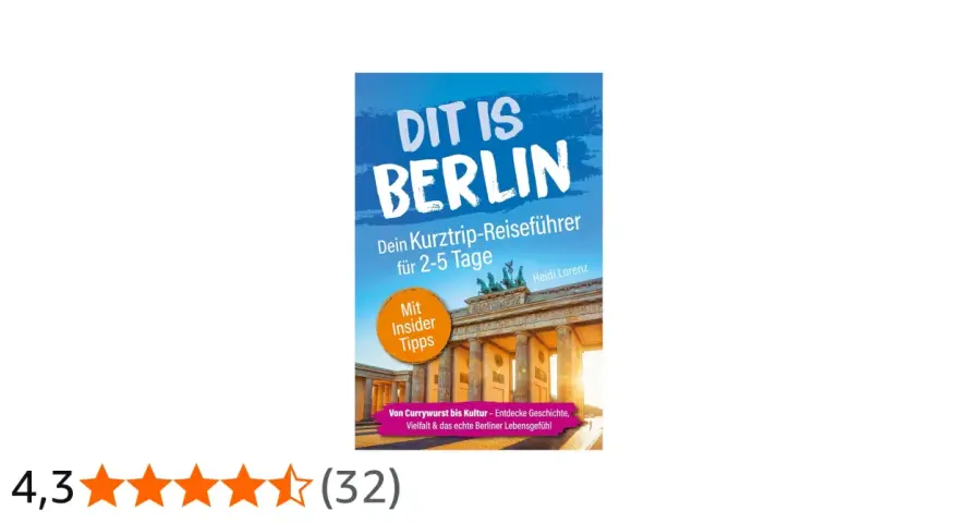 Reiseführer "Dit is Berlin" mit Brandenburger Tor. Entdecke die besten **things to do in Berlin** für deinen Kurztrip!