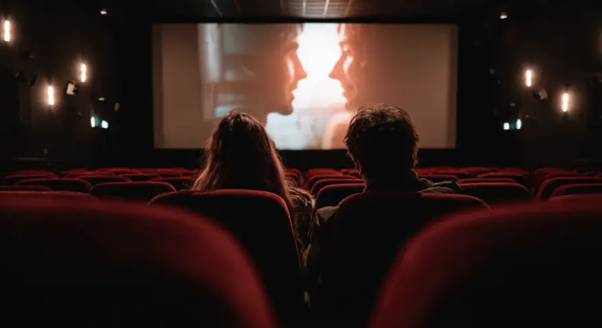 Para, siedząc w kinie, ogląda film. Zastanawia się, co to jest prequel i czy ten film nim jest.