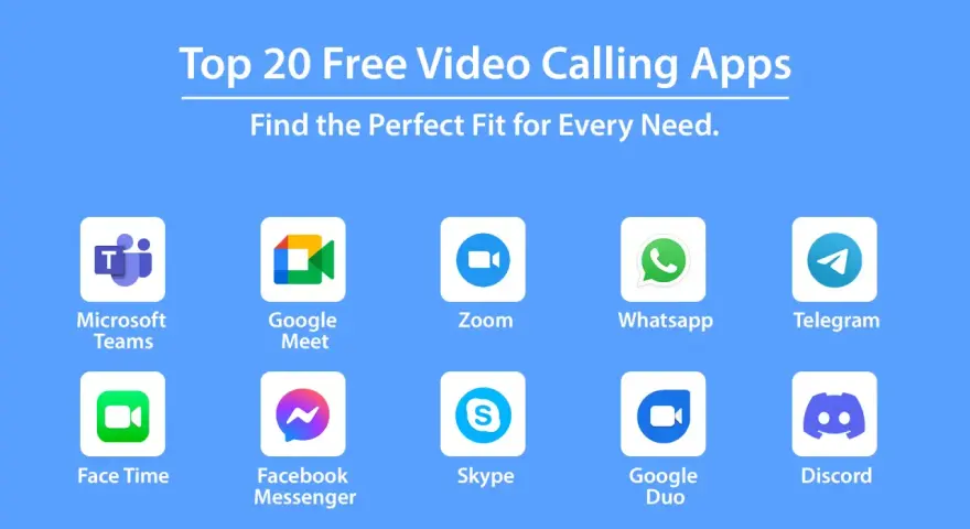 Explora las mejores apps para videollamadas online gratis: Microsoft Teams, Google Meet, Zoom, WhatsApp, Telegram, FaceTime, Messenger, Skype, Google Duo y Discord.