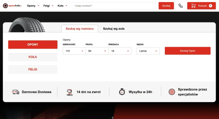 Szukasz informacji, jakiej firmy opony letnie kupić? Na stronie opony.kola.pl znajdziesz wyszukiwarkę opon letnich po rozmiarze.