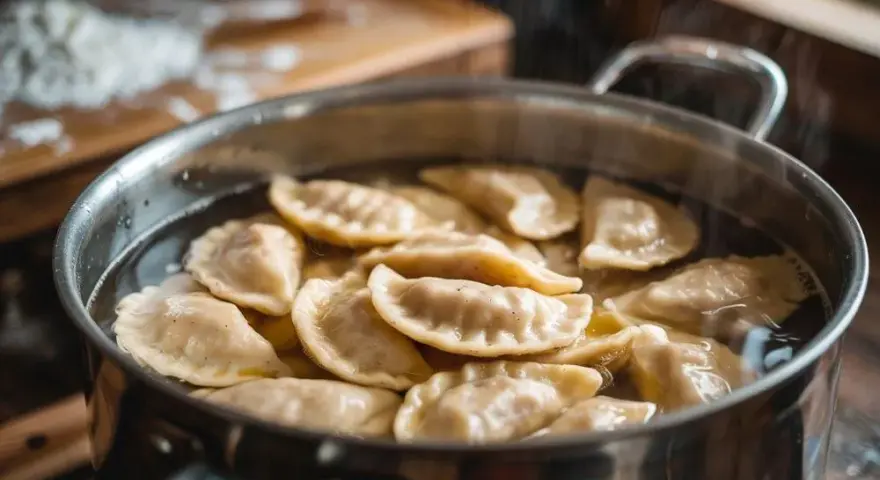 Ile gotować mrożone pierogi? Idealny czas i triki na sukces!