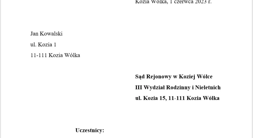 Jak napisać pismo do sądu rodzinnego? Praktyczny poradnik