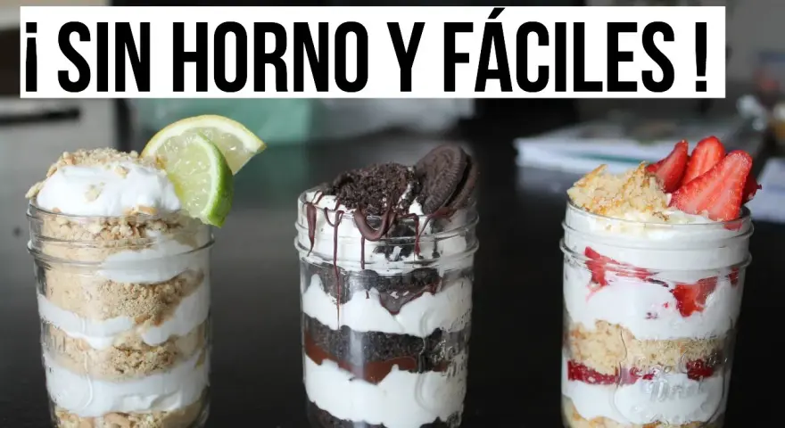 Postres sin horno: 20 recetas fáciles y rápidas para triunfar