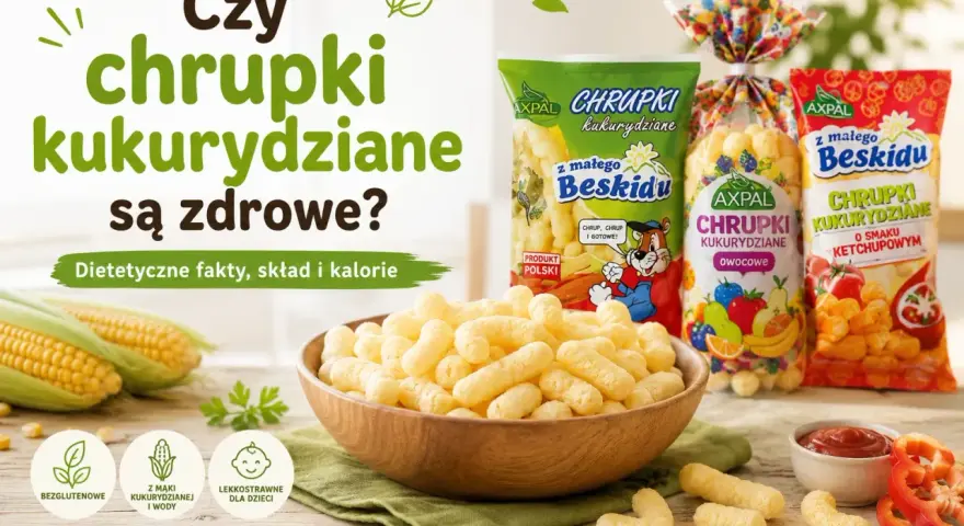 Czy chrupki kukurydziane są zdrowe? Dowiedz się o ich składzie, kaloriach i dietetycznych faktach. Bezglutenowe, z mąki kukurydzianej i wody, lekkostrawne dla dzieci.