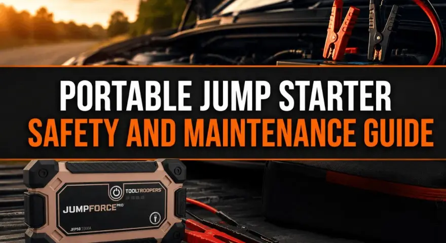 Portable jump starter safety and maintenance guide. Learn how to charge jump starter without charger.