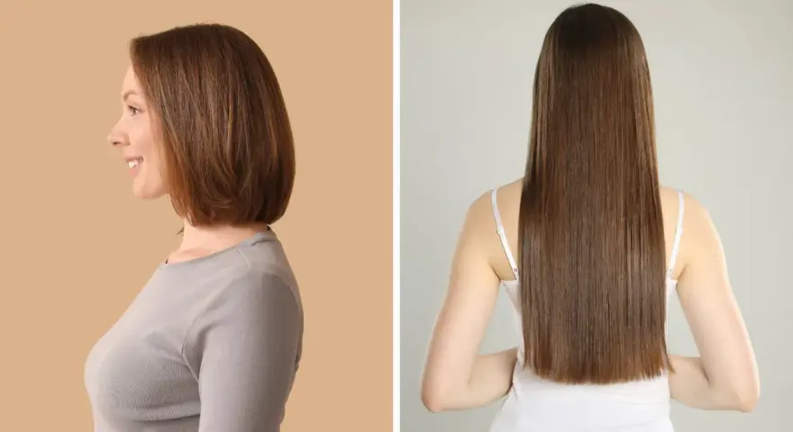 Antes y después: cómo hacer que el pelo crezca rápido. De pelo corto a largo y sedoso.
