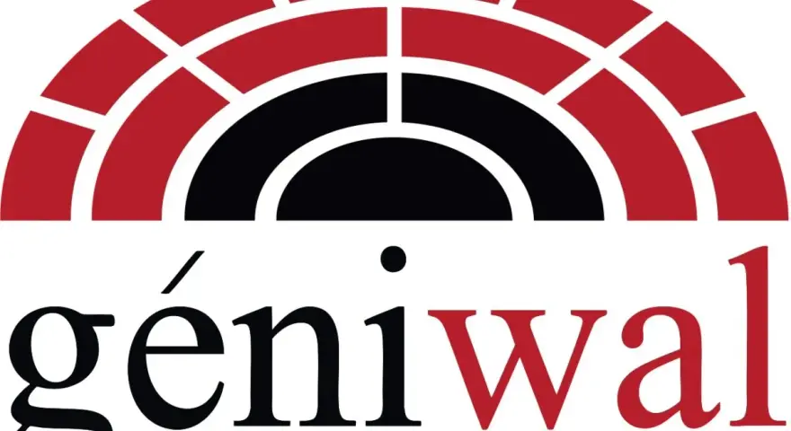 Logo "Géniwal" pour la généalogie informatique en Wallonie. Un nom de famille qui pourrait être un homonyme pour de nombreuses familles.