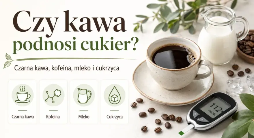 Kawa, kofeina, mleko i cukrzyca. Czy kawa podnosi cukier? Glukometr pokazuje 112 mg/dL.