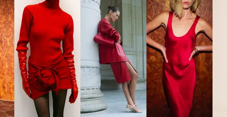 Ispirazioni per come vestirsi a San Valentino: abiti rossi eleganti, completi in pelle e dettagli sensuali per un look indimenticabile.