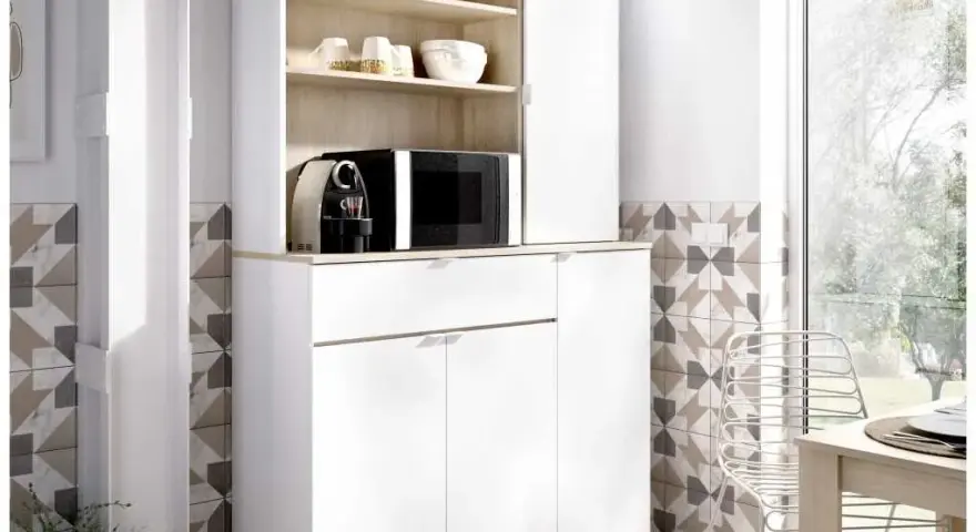 Mueble auxiliar cocina: gana espacio y estilo sin obras