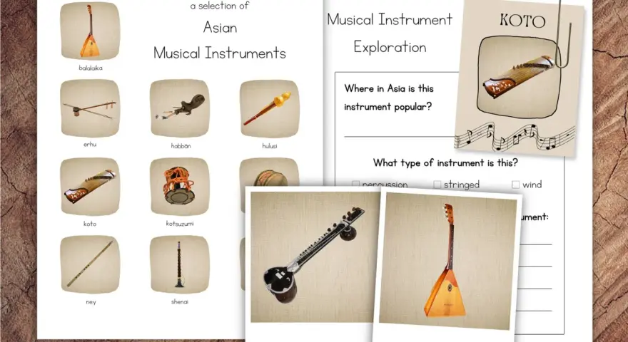 Explora instrumentos de Asia: balalaika, koto, sitar y más. Descubre la diversidad musical asiática.