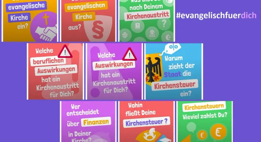 Infos zum Kirchenaustritt: Wie trittst du aus? Welche Auswirkungen hat ein Kirchenaustritt? Wohin fließt Kirchensteuer? #evangelischfuerdich