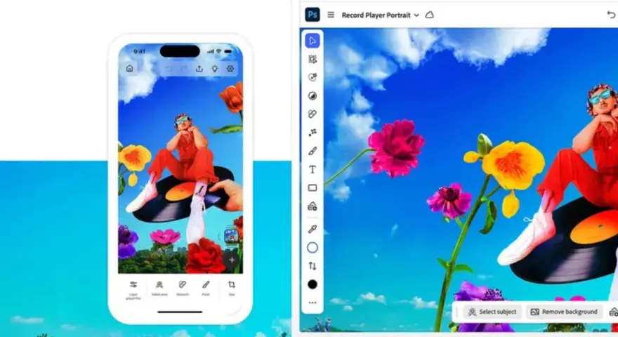 Darmowy Photoshop na telefon pozwala na edycję zdjęć w chmurze. Zobacz, jak łatwo stworzyć artystyczne portrety.