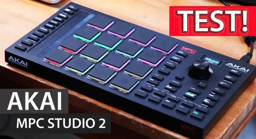 AKAI MPC Studio 2 - kontroler do produkcji muzyki z podświetlanymi padami, gotowy do testów.