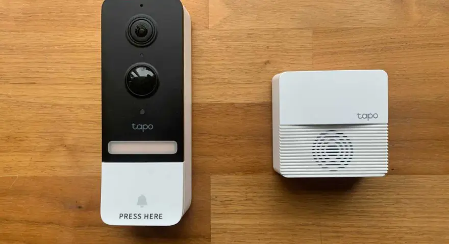 TP-Link Tapo videodörrklocka och ringklocka. Molnlagring för trygghet.