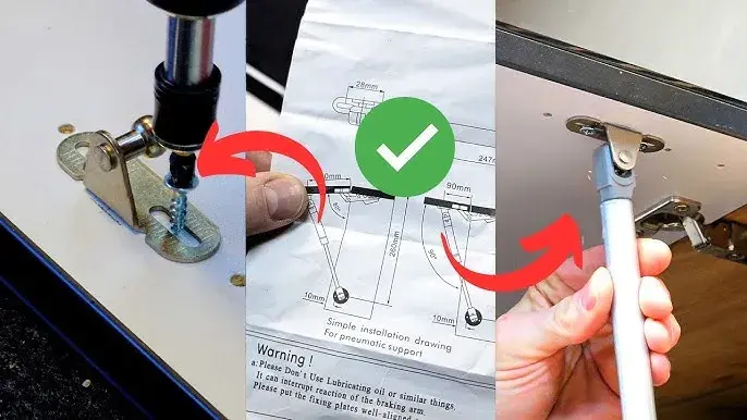 Jak zamontować podnośnik gazowy do szafki - uniknij typowych błędów