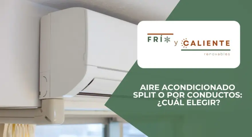 Unidad interior de aire acondicionado split. ¿Buscas aire acondicionado split o por conductos?