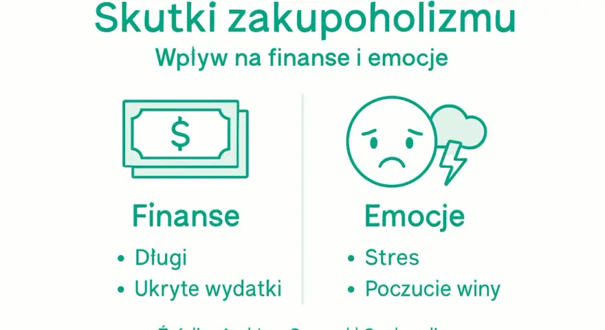 Wyznanie zakupoholiczki: skutki zakupoholizmu to długi, ukryte wydatki, stres i poczucie winy.