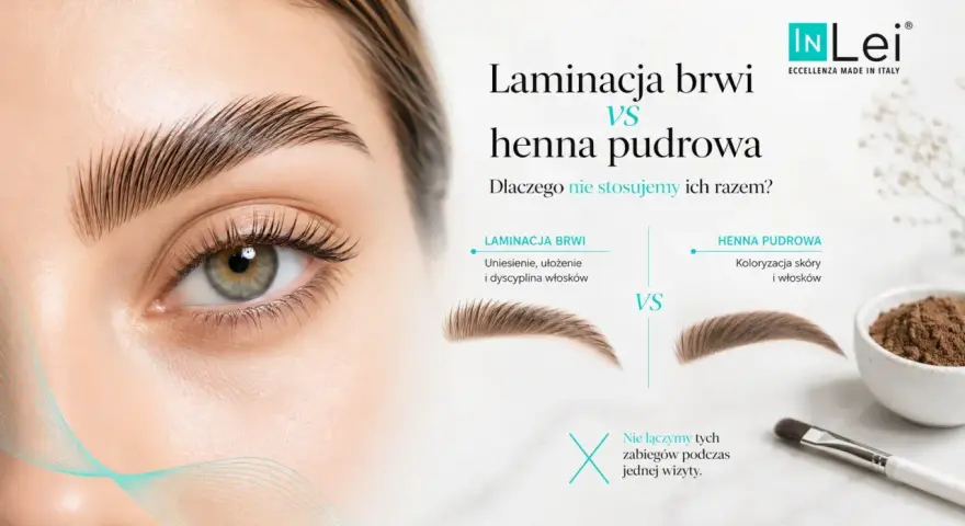 Porównanie laminacji brwi i henny pudrowej. Sprawdź, jaka jest henna pudrowa brwi cena i efekty.