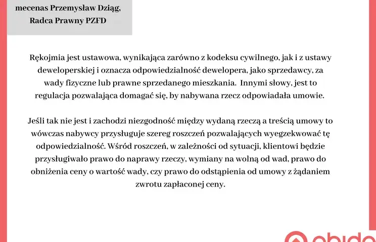 Rękojmia dewelopera: 5 lat ochrony. Co obejmuje i jak zgłosić wady?