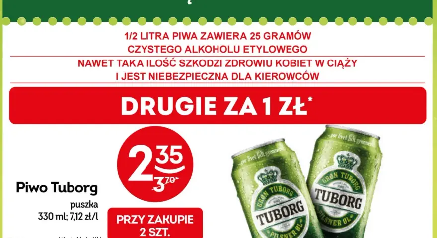 Gdzie kupić piwo Tuborg? Sprawdź sklepy i ceny online