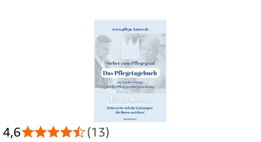 Das Pflegetagebuch von Pflege Kaiser hilft bei der Vorbereitung auf die Pflegegradbegutachtung. So sichern Sie sich die Ihnen zustehenden Leistungen.