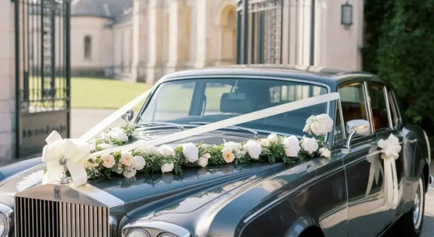 Jak udekorować auto do ślubu? Trendy, DIY, bezpieczeństwo