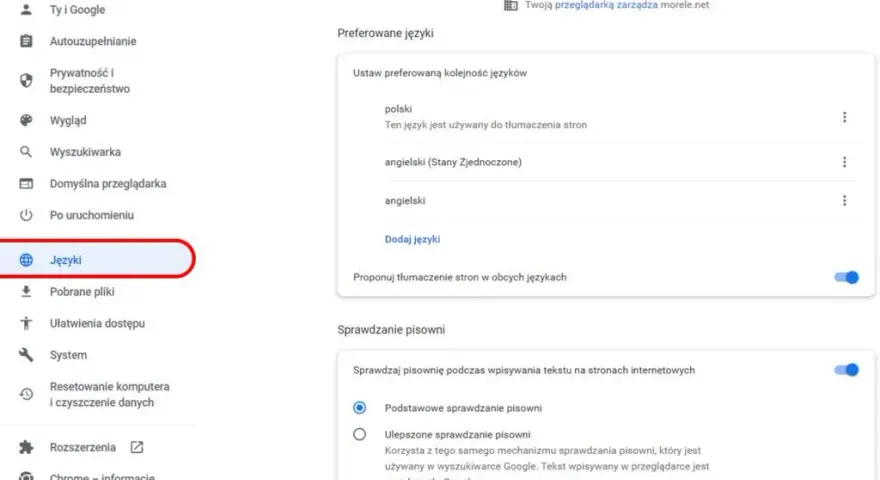 Jak zmienić język w przeglądarce Chrome i uniknąć problemów z ustawieniami