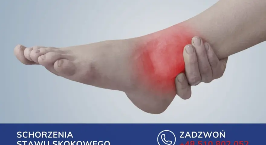 Ból w stawie skokowym, zaczerwienienie i obrzęk wskazują na problem z więzadłem ATFL. Skontaktuj się po pomoc.