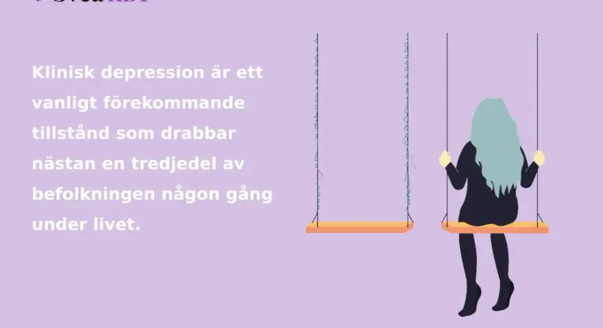 Illustration of a person on a swing next to an empty swing.