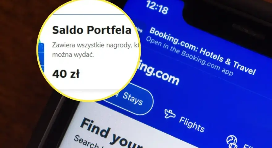 Saldo portfela 40 zł na Booking.com. To Twój booking cashback, który możesz wydać na kolejne podróże.