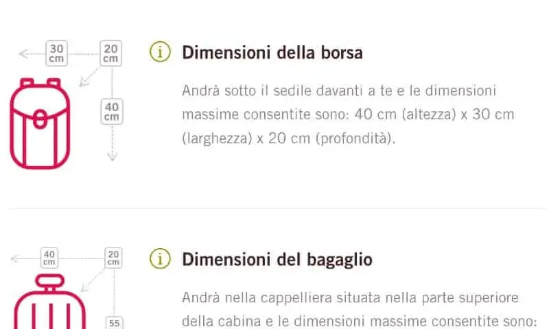 Dimensioni bagagli Volotea: Guida completa e costi aggiornati