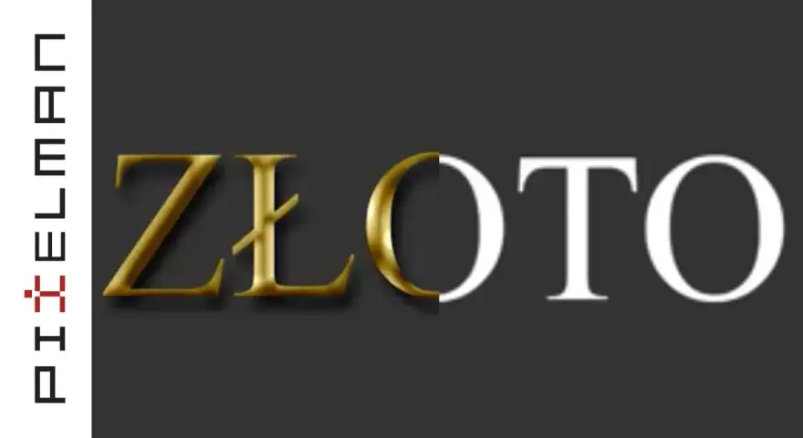 Jak zrobić złoty napis w Photoshopie - krok po kroku do efektu glamour