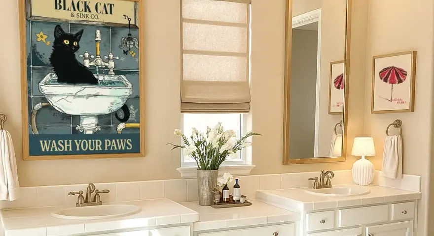 ¿Cuadros en tu baño? Sí, arte resistente a humedad: guía completa