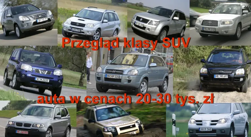 Najlepsze SUV-y do 30 tys zł - uniknij drogich błędów przy zakupie