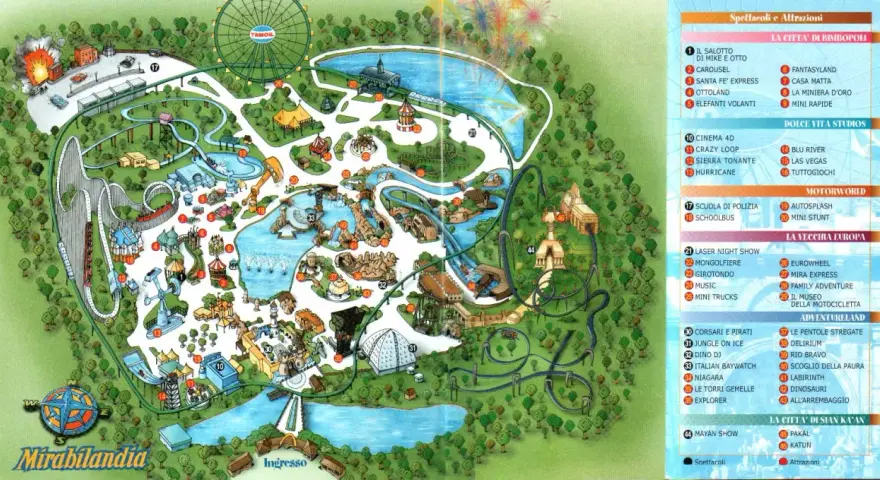 Mirabilandia: mappa, attrazioni e consigli per la tua visita perfetta