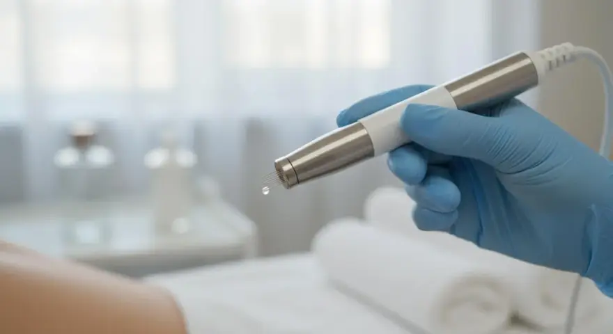 Dermapen na przebarwienia: precyzyjne nakłuwanie skóry w celu redukcji plam i poprawy jej wyglądu.
