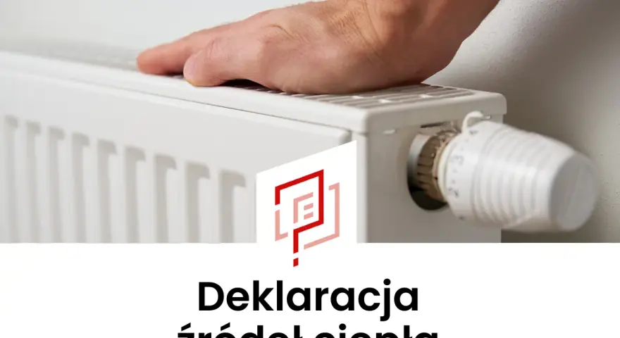 Dłoń na grzejniku. Deklaracja źródeł ciepła, kluczowa dla centralnej ewidencji emisyjności budynków.