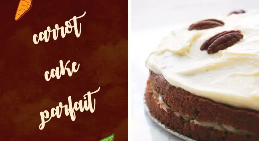 Un gâteau aux carottes moelleux, recouvert d'un glaçage onctueux et garni de noix de pécan. Le glaçage carrot cake est parfait.