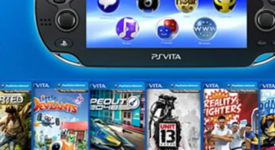 PS Vita con varios juegos como Little Deviants y Reality Fighters, mostrando algunos de los mejores juegos psvita.