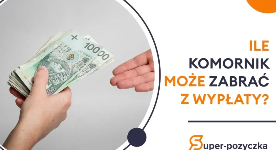 Ręka podaje plik banknotów. Czy komornik pobrał za dużo pieniędzy z wypłaty? Dowiedz się, ile może zabrać.