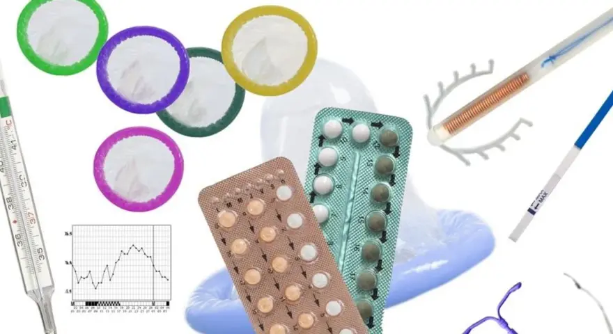 Różne metody antykoncepcji: prezerwatywy, tabletki, spirala, test ciążowy, termometr i wykres temperatury. Krążek antykoncepcyjny a okres to temat związany z planowaniem rodziny.