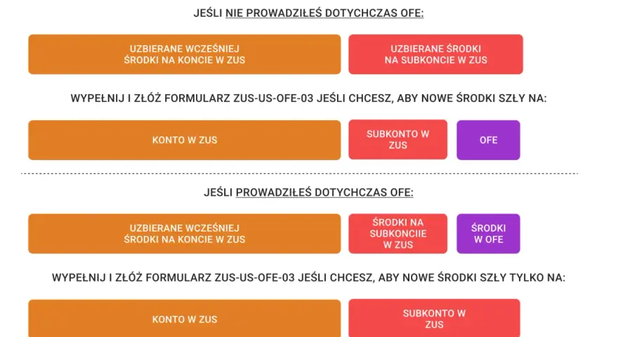 Decyzja okna transferowego: wybór między OFE a subkontem w ZUS. Wybierz, gdzie mają trafiać Twoje środki.
